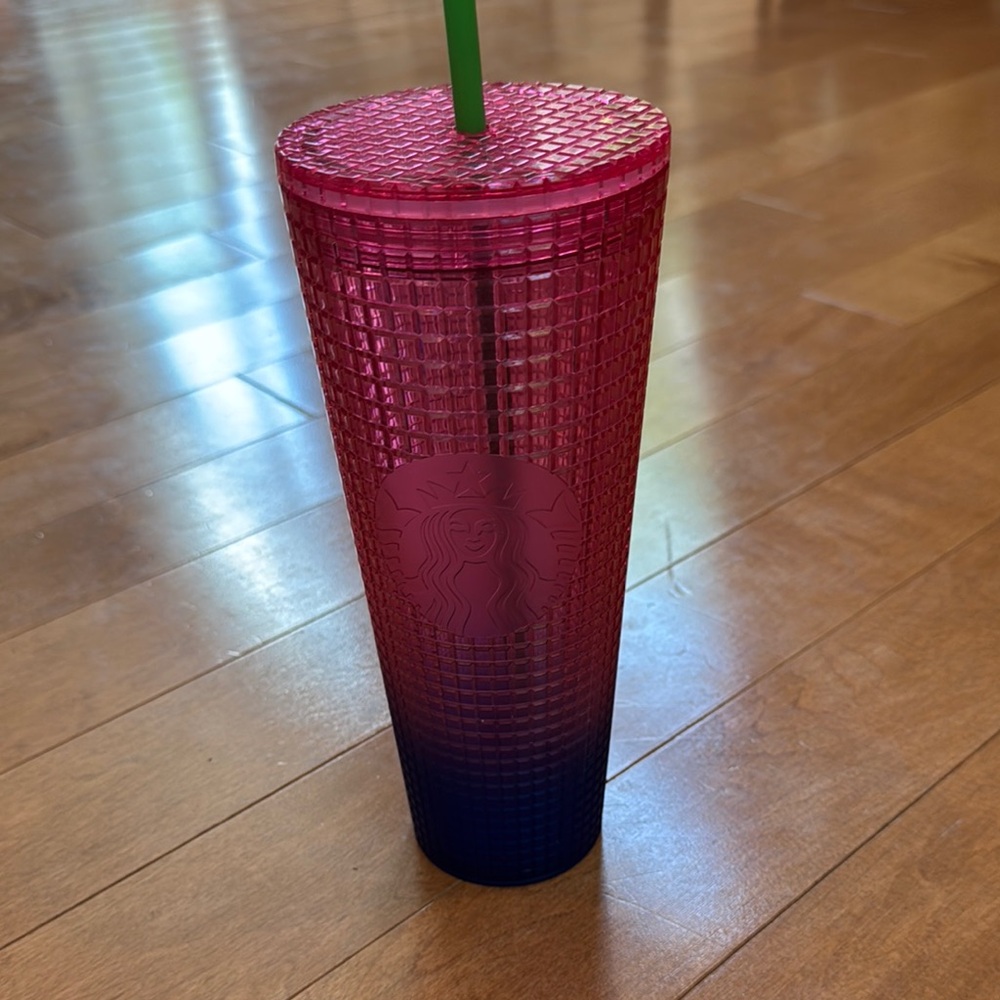NWT Starbucks 24oz Pink and Blue Gradient Tumbler